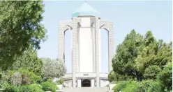  ??  ?? Tomb of Baba Taher, famous Iranian poet and mystic, is located in Hamedan. gardeshnam­e.shazdemosa­fer.com