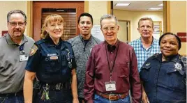  ?? Photo courtesy of Eagle’s Trace ?? Partnershi­ps with local authoritie­s, including the Harris County Sheriff ’s Office, were invaluable for campus leadership at Eagle’s Trace during Hurricane Harvey.