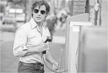  ?? DAVID JAMES ?? Tom Cruise stars as Barry Seal, a TWA pilot who is recruited by the CIA and ends up involved in criminal deeds, in American Made.