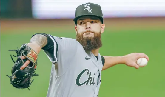  ?? MICHAEL HICKEY/GETTY IMAGES ?? Left-hander Dallas Keuchel pitched four scoreless innings Saturday against the Reds in his first start since Sept. 6. He struck out seven.