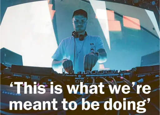  ?? ?? DJ Mark Wilkinson says New Zealand is a natural home for drum and bass music.