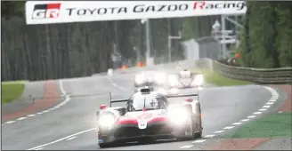  ??  ?? Toyota at WEC- Le Mans