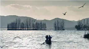  ?? Photo: ImagineChi­na ?? A view of scenic Dianchi Lake in 2018, the sixth-largest freshwater lake on the mainland.