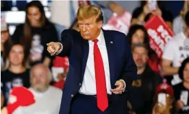  ?? Nato bills.’ Photograph: Julia Nikhinson/AFP/Getty Images ?? ‘At a rally in South Carolina on Saturday, Donald Trump boasted that he would encourage Russia to ‘do whatever the hell they want’ to countries that weren’t, in his view, paying their