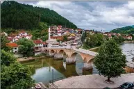  ??  ?? Konjic, a river town in Herzegovin­a