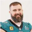  ?? Doug Benc/Associated Press ?? After 13 seasons, 156 straight starts and six All-Pro Team selections, Eagles center Jason Kelce has told teammates he plans to retire.