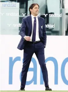  ?? LAPRESSE ?? Il tecnico della Lazio, Simone Inzaghi