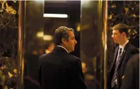  ?? (John Taggart/Bloomberg/Abaca Press/TNS) ?? MICHAEL COHEN arrives at Trump Tower in Manhattan earlier this year.