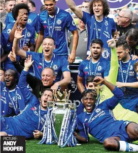  ??  ?? In the money: Chelsea were well rewarded for their title win PICTURE: ANDY HOOPER