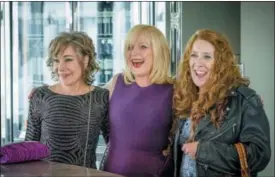  ?? ACORN TV VIA AP ?? This image released by Acorn TV shows Zoe Wanamaker, from left, Miranda Richardson and Phyllis Logan in a scene from the series, “Girlfriend­s.”