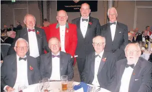  ??  ?? Styal table at the Manchester & District Captains’ annual dinner