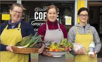  ??  ?? Jolly, Alex and Ellen Ronan from Full and Plenty in New Ross.