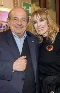  ??  ?? «Vero Alfredo» Giancarlo Magalli e Ines Di Lelio