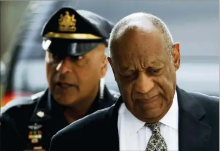  ?? THE ASSOCIATED PRESS ?? Bill Cosby arrives at the Montgomery County Court House during his sexual assault trial in Norristown on Thursday.