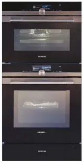  ??  ?? ABOVE: Siemens Oven, HB673G0S1A. OPPOSITE: Siemens FlexInduct­ion Cooktop, EX975LVC1E.