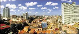  ?? CHRIS ALLEN ?? Chris Allen shows the view in Havana, Cuba, from his hotel room — room 1414 — at Hotel Capri in April 2014, where he said numbness overtook his body. “I wanted to wave a flag and be like, I know this, I know what it is like to stay there and have...