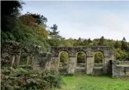  ??  ?? LOST WORLD The ruins of Errwood Hall, once home to an industrial dynasty that loved the Goyt Valley for three generation­s.