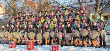  ?? FOTO: PRIVAT ?? Der Spielmanns­zug Erolzheim und die Cheerleade­r-Gruppe feiern in diesem Jahr runde Geburtstag­e.