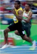  ?? AP ?? Jamaica’s Yohan Blake will target a double at the April 4 to 15 Games. —
