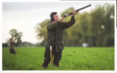  ??  ?? David Holliday (below) and Timothy Crum (right) shooting in the carrots