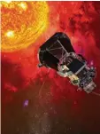  ?? Foto: Nasa, dpa ?? Die Sonde soll in die Sonnenatmo­sphäre eindringen.