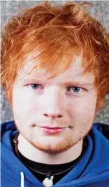  ?? ?? Mirror image: Ed Sheeran and the great aunt from Slovakia, right