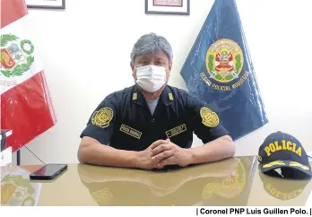  ??  ?? | Coronel PNP Luis Guillen Polo. |