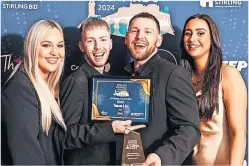  ?? ?? Hair salon Simpson & Co won the New Business of the Year Award