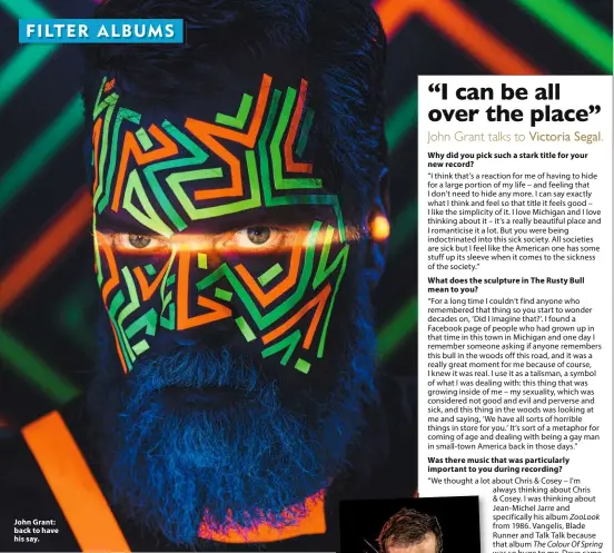  ??  ?? John Grant: back to have his say.