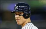  ?? THE ASSOCIATED PRESS FILE PHOTO ?? This time last year, the Yankees’ Aaron Judge had played exactly zero big-league games. The rookie slugger is now an All-Star and MVP hopeful.