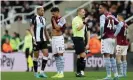  ?? Lee Smith/Action Images/Reuters ?? Ollie Watkins had a goal ruled out for Aston Villa by VAR in the second half. Photograph: