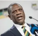  ?? Picture: Michel Bega ?? BRIEFING. ANC treasurer-general Paul Mashatile yesterday.