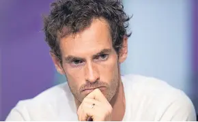  ??  ?? Andy Murray: Still no official date for his comeback from injury.
