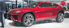  ?? — POSTMEDIA NEWS FILES ?? The Lamborghin­i Urus, which is built on the same platform as the Audi Q7, is said to be capable off-road.