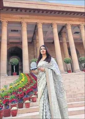  ??  ?? Actor Aishwarya Rai Bachchan was felicitate­d on Saturday, in Delhi, for being the first actor to be recognised as a global icon from India and for being the first Indian actor to be a jury member at the prestigiou­s Cannes Film Festival. The Ministry of...