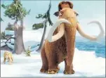  ??  ?? Diego (left), voiced by Denis Leary, Sid, voiced by John Leguizamo and Manny, voiced by Ray Romano in the animated film, “Ice Age: Continenta­l Drift.”