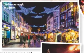  ??  ?? Christmas magic in Cardiff