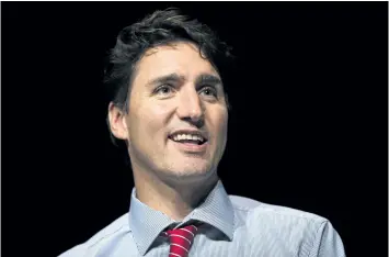  ?? NATHAN DENETTE/CANADIAN PRESS ?? Notwithsta­nding Prime Minister Justin Trudeau’s protestati­ons that he remains “deeply committed” to electoral reform, his earlier musings that any change would need “substantia­l” public support are taken as a sign the project is dead in the water.