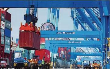  ??  ?? Higher earnings: Westports recorded a jump in net profit by 9.22% year-on-year from Rm139.9mil to Rm152.81mil for the first quarter