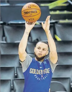  ?? FOTO: EFE ?? Stephen Curry. Dormir más permite mejorar el porcentaje de acierto en el tiro