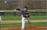  ?? SUBMITTED ?? Harvey’s Cameron Chappell delivers during a 2019game.