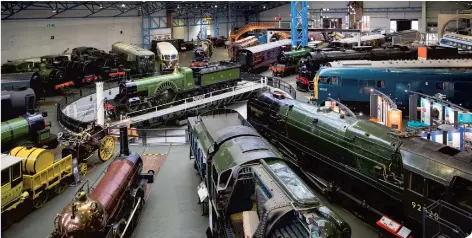  ??  ?? Some of the locomotive marvels to be found at the National Railway Museum (photo: Exposure Property Marketing)