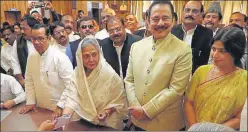  ?? HT PHOTO ?? ▪ SP candidate Jaya Bachchan filing nomination in Lucknow in Friday.