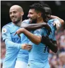  ?? FOTO: NTB SCANPIX ?? David Silva, Sergio Agüero og Benjamin Mendy er alle ute med skade før Citys siste gruppespil­lkamp.