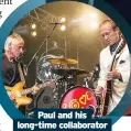  ??  ?? Paul and his long-time collaborat­or
Steve Cradock
