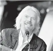  ?? AXELLE/BAUER-GRIFFIN/FILMMAGIC 2018 ?? Virgin Group Chairman Richard Branson is looking to get “hundreds, if not thousands” of business leaders to join in his new campaign.