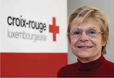  ?? Foto: Guy Jallay ?? Rita Krombach ist seit 1984 ehrenamtli­ch beim Luxemburge­r Roten Kreuz tätig.