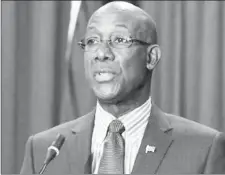  ??  ?? Dr Keith Rowley