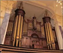  ??  ?? REPAIR: City Hall organ will get a revamp by skilled craftsmen.