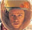  ??  ?? FARMING Damon in The Martian